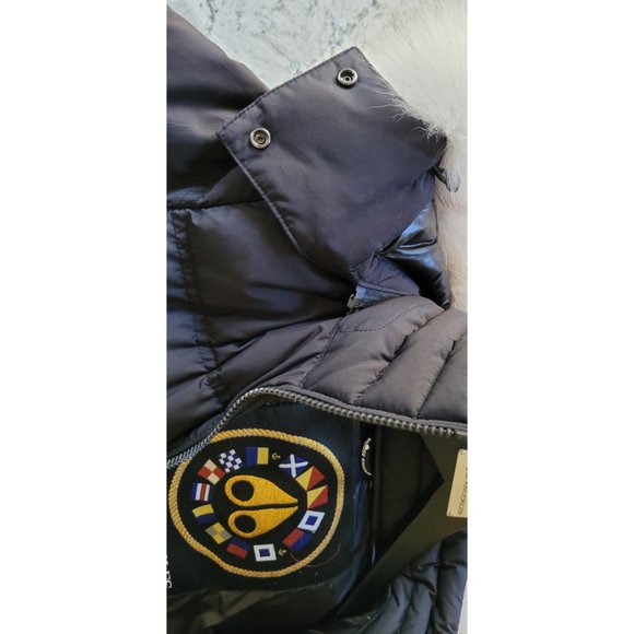 Moose Knuckles Women's Long Black Down Coat X-Small - Picture 10 of 11